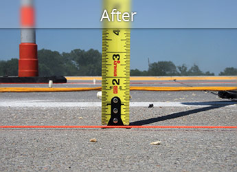 After leveling Fresno roadway with PolyLevel®